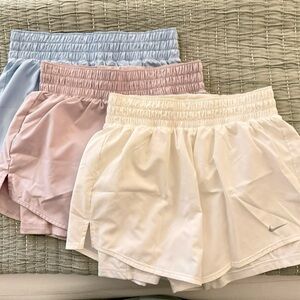 Nike Women's Athletic Shorts - Blue, Pink, White